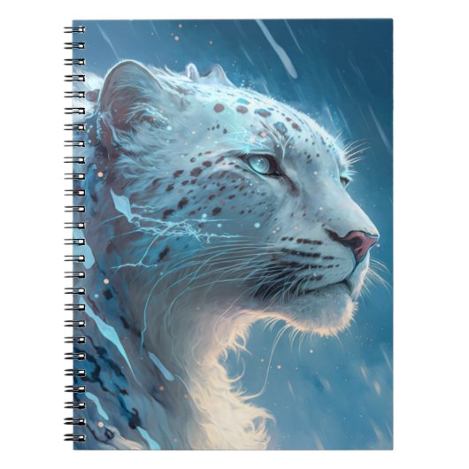 Snow Leopard Tierpark California Notizblock (Vorderseite)