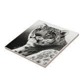 Snow Leopard Tile Fliese (Seite)