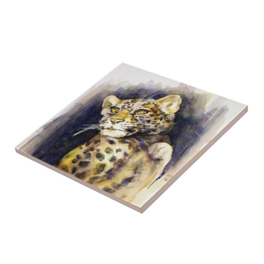 Snow Leopard Tile Fliese (Seite)