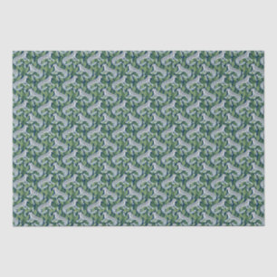 Snow Leopard und Lily of the Valley Seidenpapier