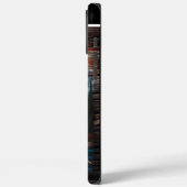 Snow Leopard unter einem Berg Himmel Case-Mate iPhone Hülle (Rückseite / Links)