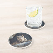 Snow Leopard Untersetzer (Seite)