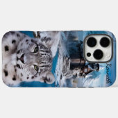 Snow Leopard vom Schloss Frozen Case-Mate iPhone Hülle (Rückseite (Horizontal))