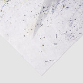 Snow Leopard Wasserfarbe Seidenpapier (Detail)