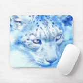 *Snow Leopard* wilder Geist Mousepad (Mit Mouse)