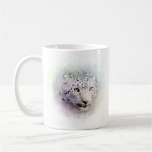 Snow Leopard Wildlife Coffee Tasse