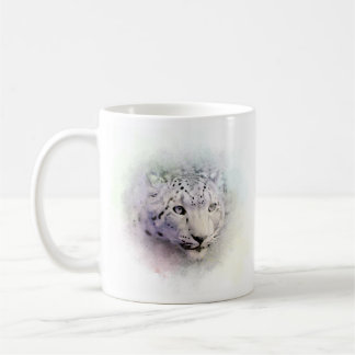 Snow Leopard Wildlife Coffee Tasse