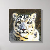 Snow Leopard Wrapped Canvas Leinwanddruck (Vorderseite)