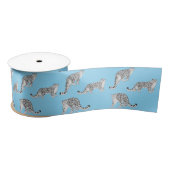 Snow Leopards Satinband (Spule)