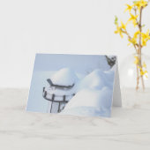 Snow Lighthouse Karte (Gelbe Blume)