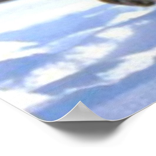 Snow Love Tiger Poster (Ecke)