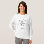 Snow Lover Snowman Long-Sleeve T-Shirt             (Vorne ganz)