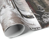 Snow Magic am 23. St NYC Geschenkpapier (Rolleneckpunkt)