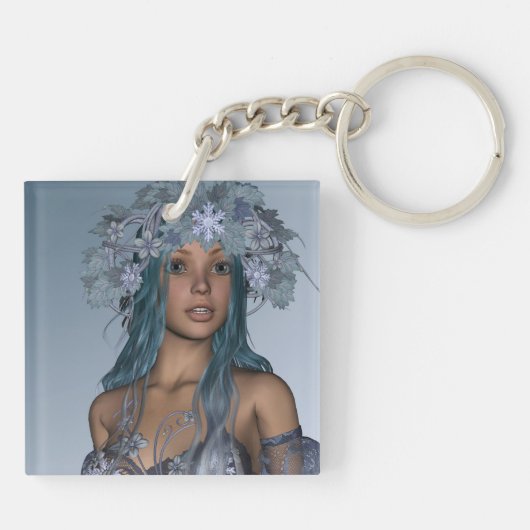 Snow Maiden Schlüsselanhänger (Rückseite)