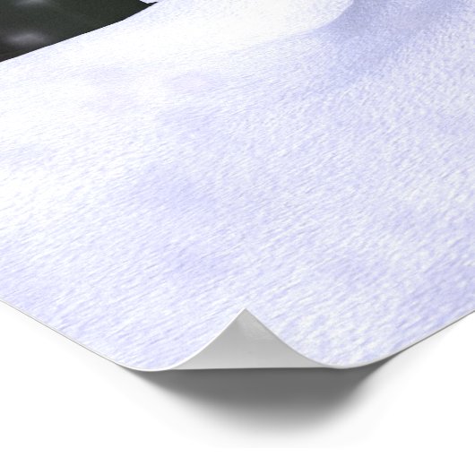 Snow Man Poster (Ecke)