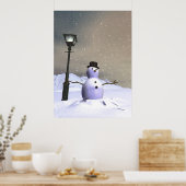 Snow Man Poster (Küche)