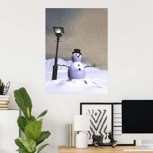 Snow Man Poster (Heimbüro)