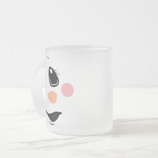 Snow Man Tasse (Vorderseite Links)