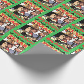 Snow Man, Texas, Geschenkpapier (Ecke)