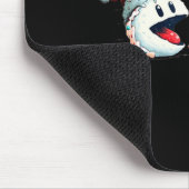 Snow Man Xmas Tee Snowman Gamer  Mousepad (Ecke)