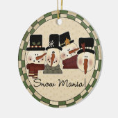 Snow Mania Snowman Keepake Ornament (Links)