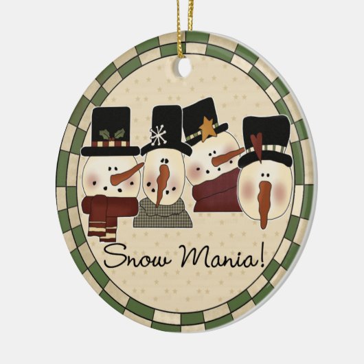 Snow Mania Snowman Keepake Ornament (Links)