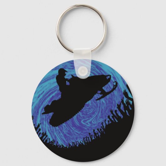 SNOW MOBILE CENTER SCHLÜSSELANHÄNGER (Vorderseite)