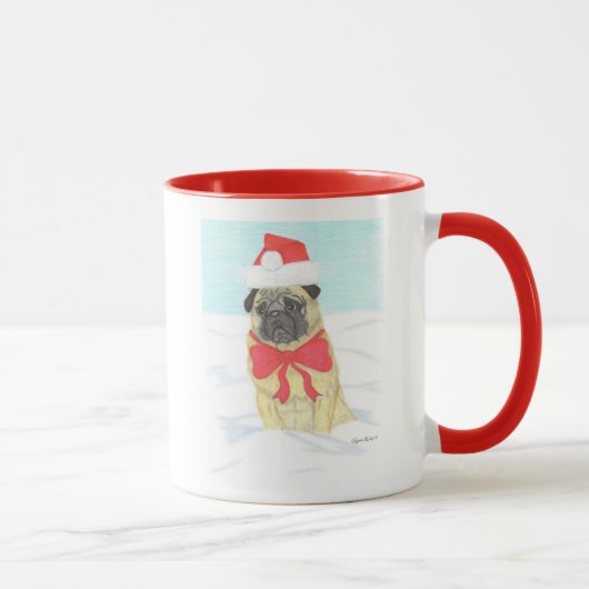Snow Mops Ringer Tasse (Rechts)