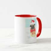 Snow Mops Ringer Tasse (VorderseiteRechts)