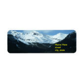 Snow Mountain Address Labels (Vorne)