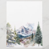 Snow Mountain Bären Erlebnis Vorhersagen Ratschläg Flyer (Hinten)