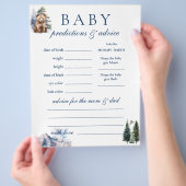 Snow Mountain Bären Erlebnis Vorhersagen Ratschläg Flyer (Hand)