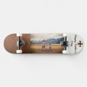 Snow Mountain Father's Day Foto Skateboard (Horizontal)