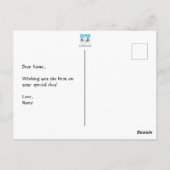 Snow Mountains Postkarte (Rückseite)