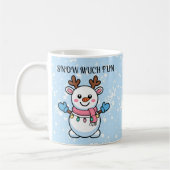 Snow Much Fun | Cute Winter Coffee Mug Kaffeetasse (Links)
