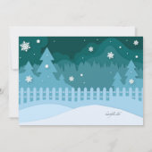 Snow Much Spaß Geburtstagsparty Einladung (Rückseite)