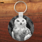Snow Owl Baby Schlüsselanhänger (Vorderseite)