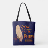 Snow Owl Birne der 30er Jahre - Fruchtkariezeichen Tasche (Rückseite)