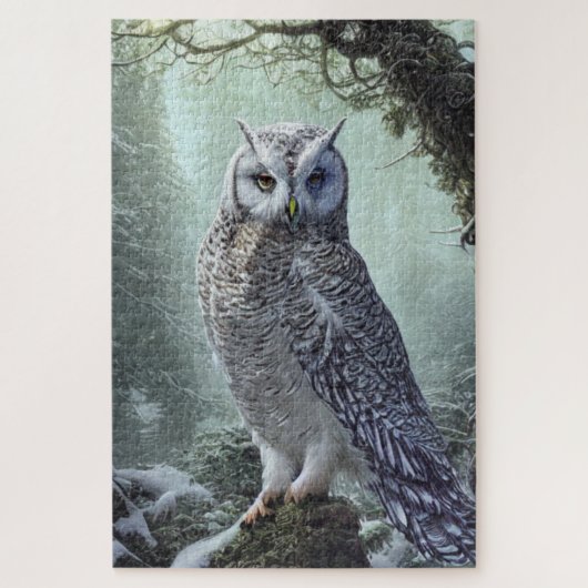 Snow Owl Jigsaw Puzzle (Vertikal)