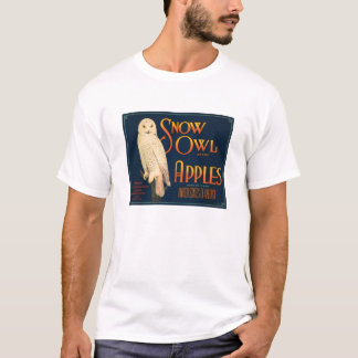 Snow Owl Marken Äpfel T-Shirt