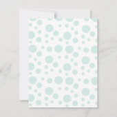 Snow Owls Einladung (Rückseite)