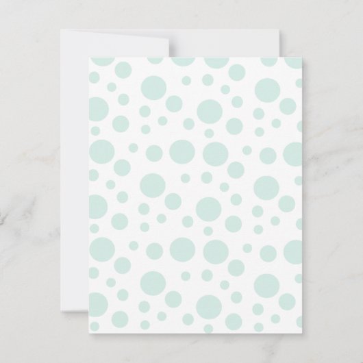 Snow Owls Einladung (Rückseite)