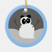 Snow Panda Keramikornament (Vorne)