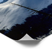 Snow Peak in Side Light Poster (Ecke)