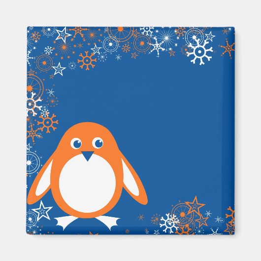 Snow Penguin Magnet (Vorne)