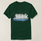 Snow Penguins Zoo Antarctica Tier Lover P T-Shirt (Design vorne)