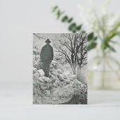 Snow Pile Postkarte (Stehend Vorderseite)
