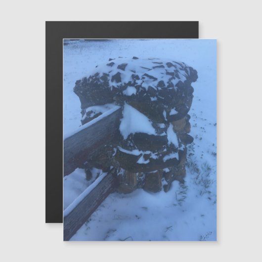Snow Pillar Magnet (Vorne/Hinten)