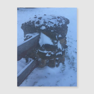 Snow Pillar Magnet