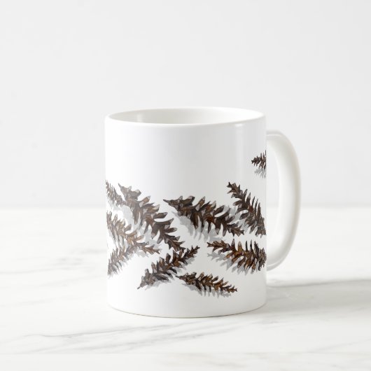 Snow Pinecone Tasse (VorderseiteRechts)